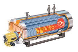 Calderas Acuotubulares: El agua que va a ser calentada o evaporada circula por dentro los tubos y