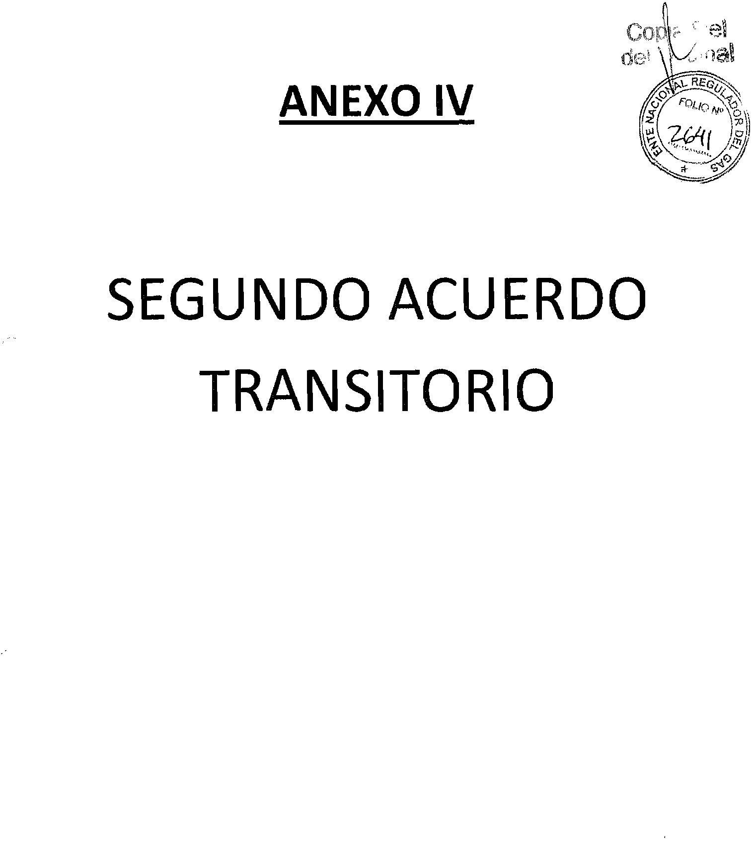 ANEXO IV SEGUNDO