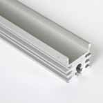 ACCESORIOS STRIP - Aluminio anodizado. - Disponible en tramos de 2m o corte a medida. PERFILES 15600- PERFILES ALUM.