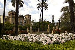 Vivo durante estos días en el Hotel Palacio de Santa Cruz y de allí salgo para hacer muchos recorridos.