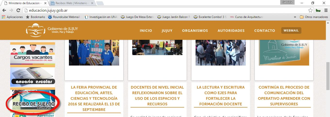 1 Información general del sistema RWeb es un sistema web para la consulta e impresión de recibos de sueldos emitidos por el Ministerio de Educación de la Provincia de Jujuy.
