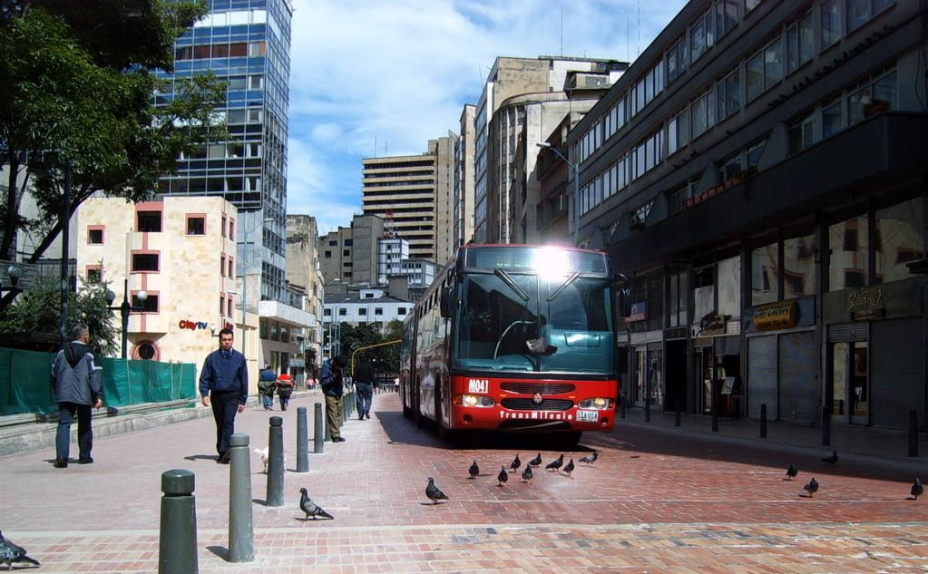 Bogotá Transporte público BRT Mejoramiento
