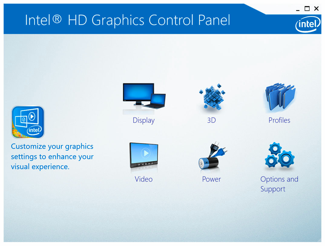 Modificación de la configuración de pantalla en el Panel de control de gráficos Intel HD 1 Haga clic con el botón derecho o mantenga presionado el escritorio y seleccione Propiedades de gráficos para