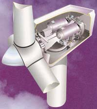 Els dispositius més usats en l actualitat, els aerogeneradors, són màquines d eix horitzontal que consten d un rotor que capta l energia del vent i un sistema de conversió d energia que s uneix al