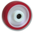 80 a 00 mm. NP Núcleo de nylon color blanco traslúcido anda de poliuretano (inyectado) color* CTEGORÍ a Ejemplo de rueda: 6-/ 0 NPL * Categoría.