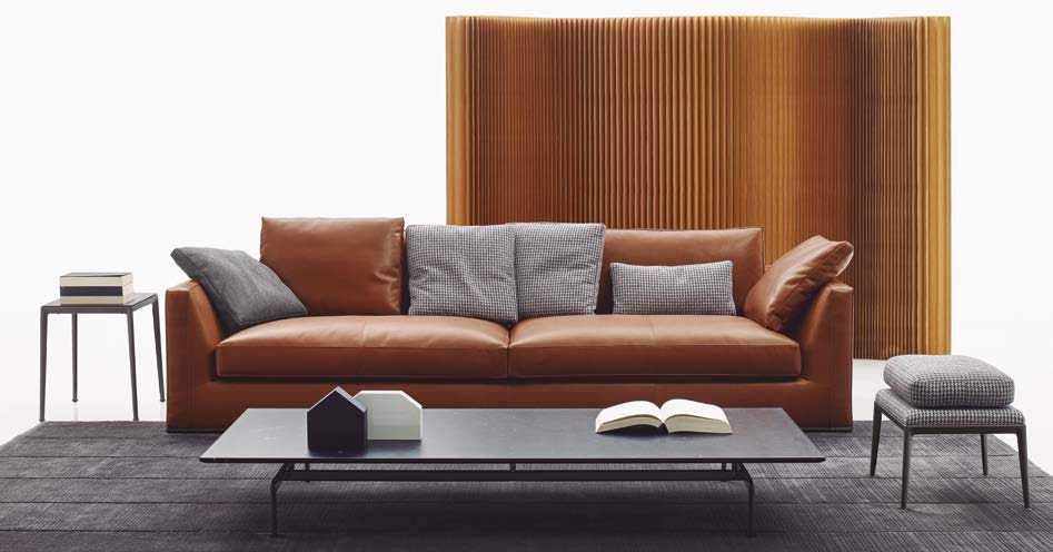 Richard es el nuevo sistema de sofás diseñado por Antonio Citterio para la firma B&B de Italia.