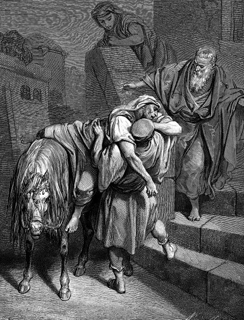 La parábola del buen samaritano El creyente considera que Jesús le amó y dio su vida por él cuando éramos enemigos y