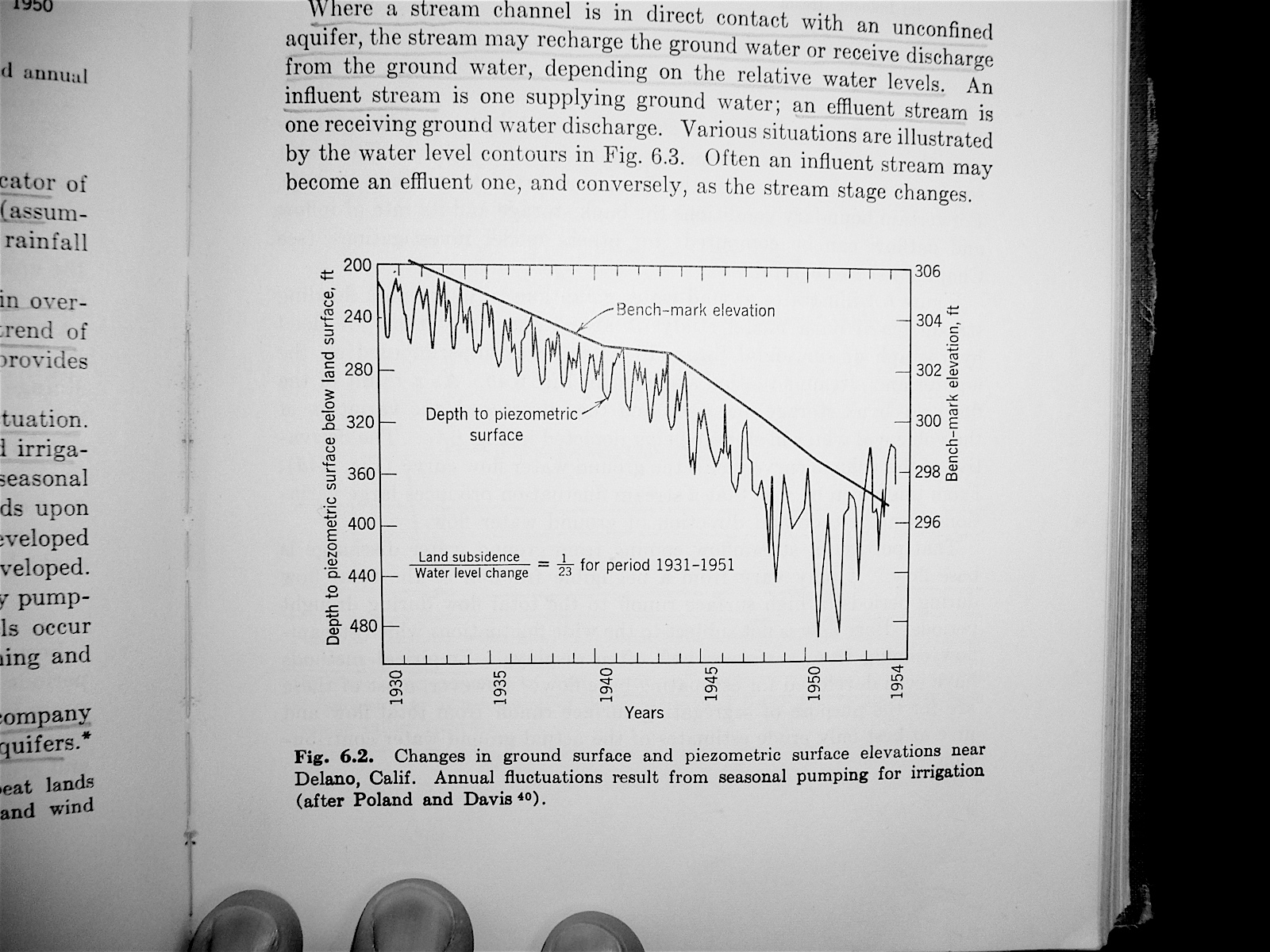 10/13/08 Variaciones estacionales y seculares Patrones estacionales ciclos de recarga y descarga producto de patrones de explotación estacionales (riego) Flujo