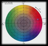 Variación del color del jugo de granada exprimido, fresco y reconstituido a 16 Brix Tipo de jugo/ L a* b* C* hº Jugo Fresco 21,5±0,20 52,7±0,25 36,3±0,35 64,0±0,39 34,6±0,15 Jugo reconstituido