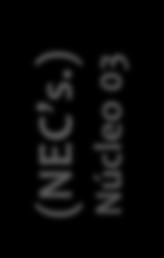 CAMPOS DE ESTUDIO (NEC s.) Núcleo 02 (NEC s.) Núcleo 01 (NEC s.