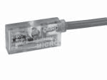 Microcilindros ISO 6432 Serie MD 8 Montajes y accesorios Interruptor magnético serie DMR- Modelo Tensión Corriente Potencia LED Protección DMR 5...250 V ca/cc 3...500 ma 0 W/VA 2 IP 67 0.900.000.