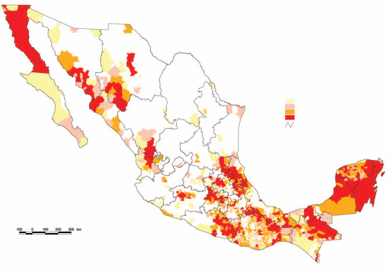 Adultos mayores indígenas por municipio Chihuahua Región