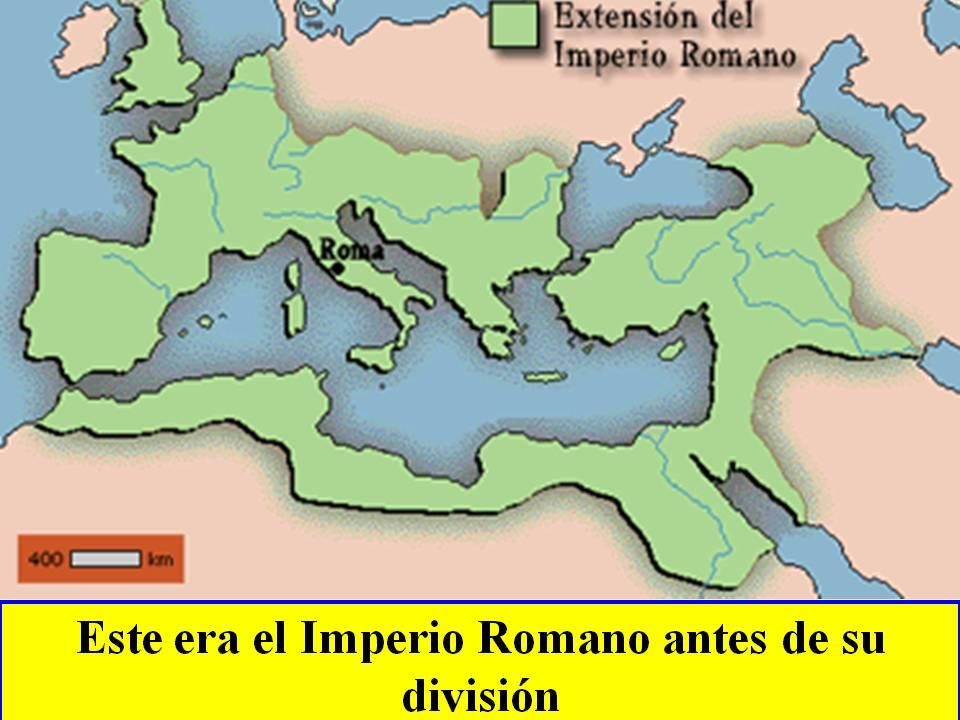 La división definitiva y permanente, este fue el destino fijado por Dios para el Imperio Romano y hasta ahora mismo, por muchos intentos que se han hecho con el fin de unir a Europa bajo un solo