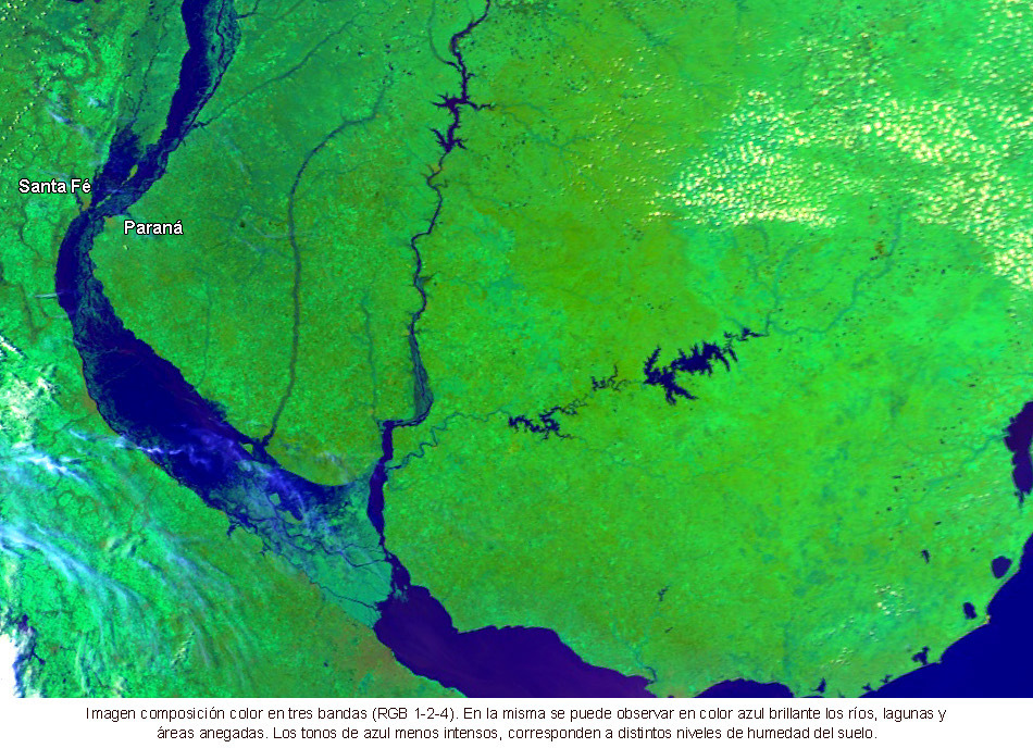 La Cuenca del Río Uruguay que, por ser más pequeña, responde rápidamente a las fluctuaciones de las precipitaciones, observó una notable disminución de las alturas a lo largo de la mayor parte de su