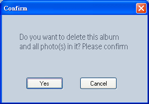 Eliminar álbum: Debe seleccionar los álbumes que desea eliminar y hacer clic en el botón Eliminar para borrar esos álbumes.