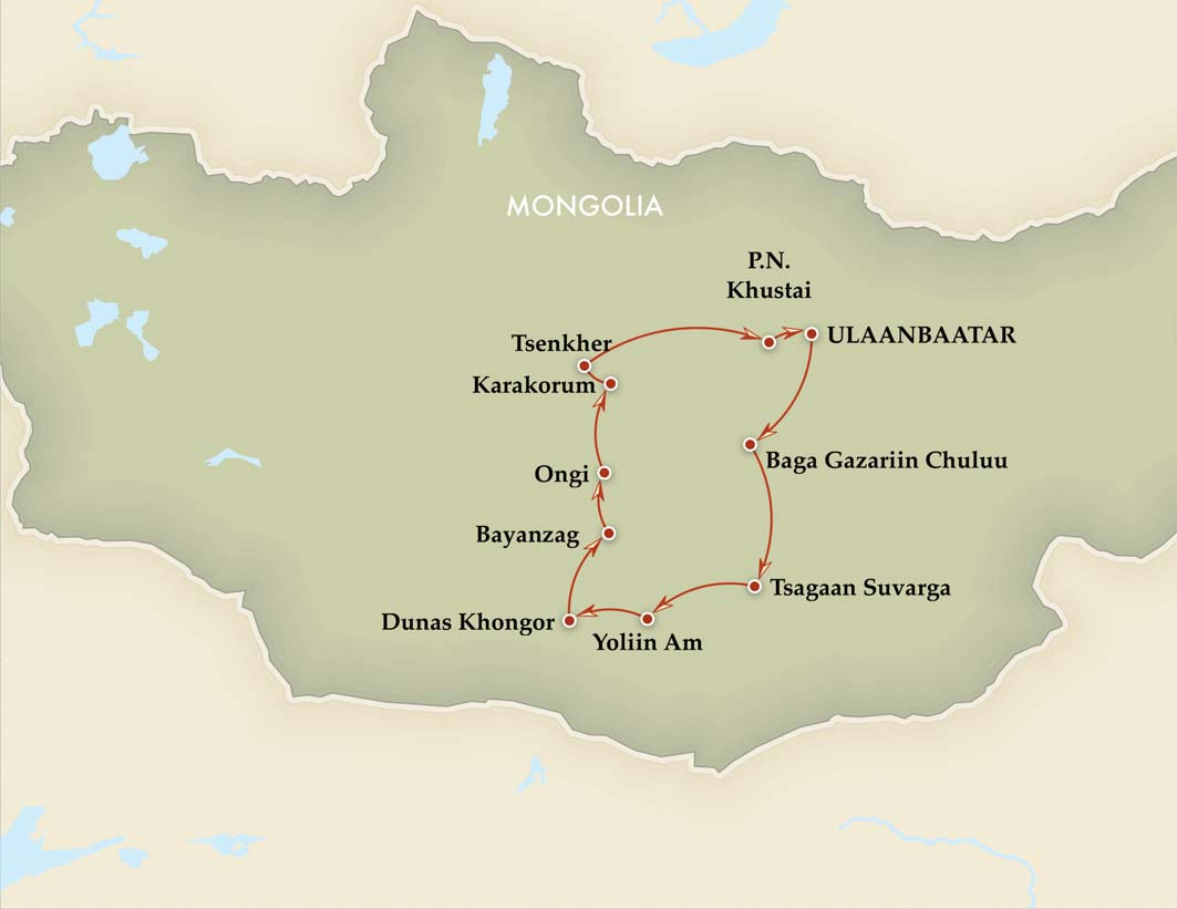 DIFICULTAD/ CONDICIONES DE VIAJE Mongolia es un país inmenso con pocos kilómetros de carreteras asfaltadas, transcurriendo la mayor parte del itinerario por pistas de tierra y arena.