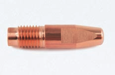 Un tubo de contacto de Fronius se compone de una aleación de cobre de alta calidad y garantiza una larga vida útil.