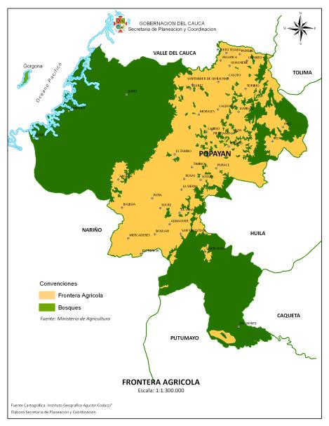 Gamarra (27) muestra, con apoyo en los dos mapas siguientes, la escasez de tierras de fertilidad alta y su distribución según vocación productiva.