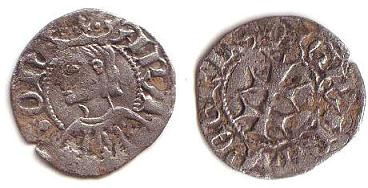 PEDRO IV-1335/1387 EN 1350 mediante el fuero dado por las cortes de Zaragoza se autoriza, de nuevo, la emisión de monada jaquesa.