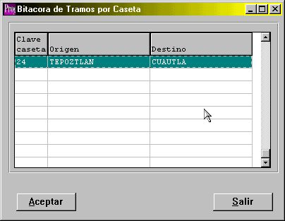Se despliega la ventana Impresión de Reporte Verificado de Caseta/Turno.