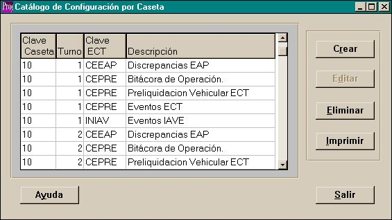 automáticamente los eventos IAVE que contengan las señales del ECT, C-R y EAP iguales. Para incorporar este archivo al proceso de importación realice lo siguiente.