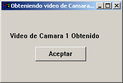 En el primer caso, el sistema solicita su autorización a través del siguiente mensaje para sobrescribir el archivo anterior de video: En caso de que el video se obtenga por primera vez, el sistema