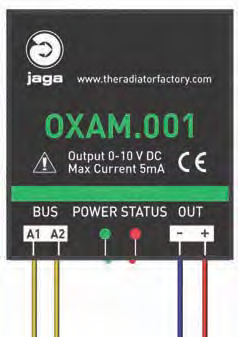 JAGA OXYGEN_FUENTE DE ALIMENTACIÓN OXPS.001_MÓDULO ANALÓGICO OXAM.001 Fuente de alimentación OXPS.001 (Oxygen Power Supply) Módulo analógico OXAM.