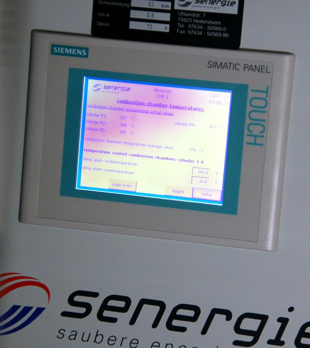 Gama de minicogeneración ALTARE Sistema Senertronik» Sistema de regulación de la mezcla desarrollado por Senergie para optimizar el trabajo con gas