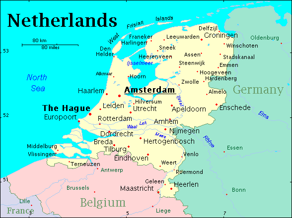 Holanda: Un país pequeño 200 km 300 km pagina 2 >