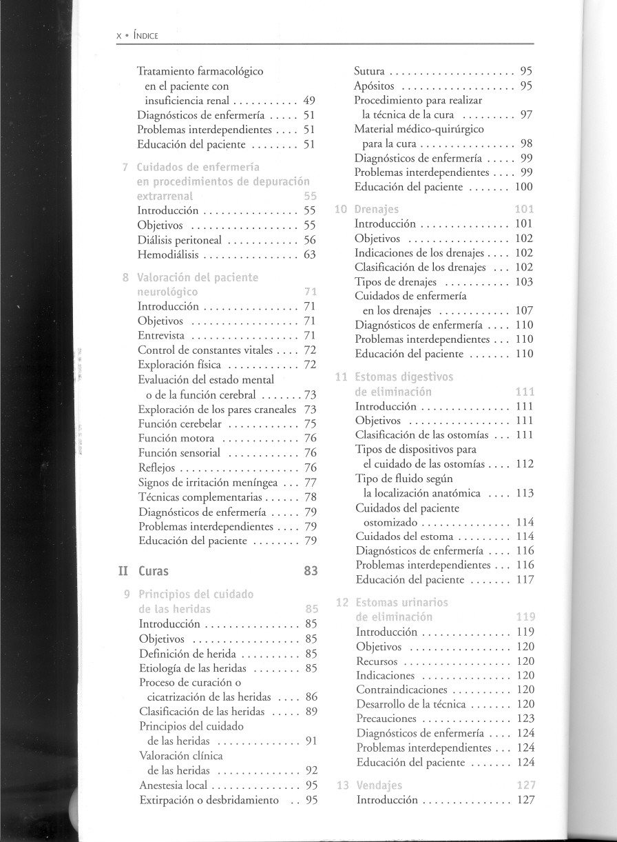 x. índice Tratamiento farmacológico en el paciente con insuficiencia renal........... 49 Diagnósticos de enfermería..... 51 Problemas intetdependientes.... 51 Educación del paciente.