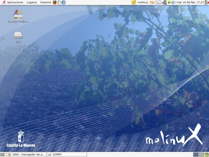 MoLinux: es la distribución GNU/Linux oficial de la Junta de Comunidades de Castilla-La Mancha, basada en