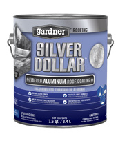 aluminio brillante 5175-A-34 5175-A-30 Aluminio fibratado base solvente Silver Dollar