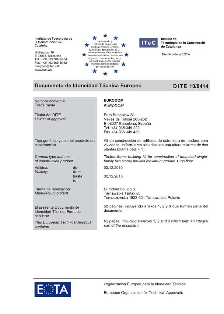 Requisitos esenciales de los Materiales (Directiva 89/106/CEE y RD 1630/92) Establecen las