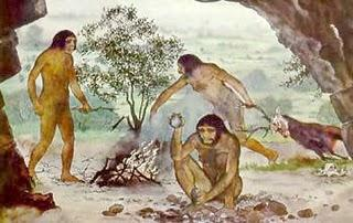La forma de vida del ser humano era muy primitiva.