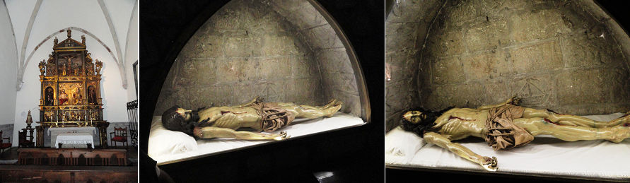 ❶ Capilla de Juan Pariente, en la cabecera de la nave del Evangelio, cuya función fue de servir de panteón a la familia, cuenta con un retablo manierista de 1601. Dedicado a la Trinidad.