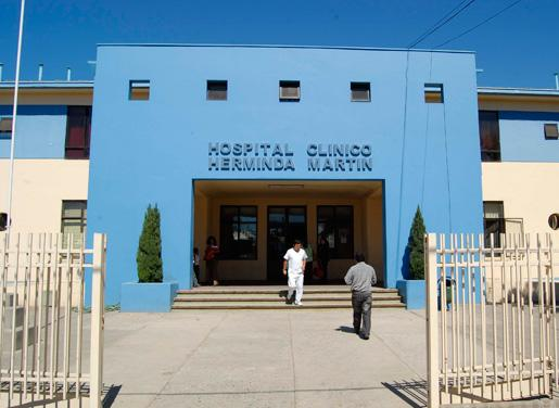 Daños profundos infraestructura normalización reciente Hospital Herminda Martin de Chillán Hospital base de alta complejidad, primer autogestionado de la región de