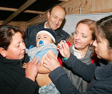 15.000 niños entre 2 y 23 meses, en control en APS fueron vacunados contra el Neumococo.