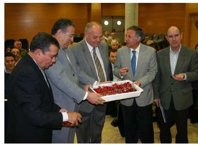 4.- Actividades y resultados de 2008 4.1. Acto oficial de presentación de la cosecha temprana de cereza obtenida en La Alberca, Murcia.