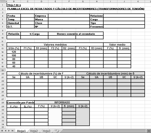 PEE71 Apéndice 2: Marzo 2012 Planilla Excel