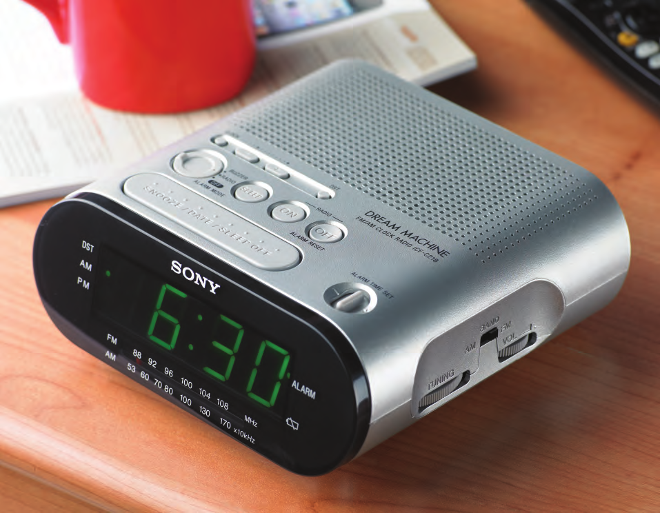 Radio Reloj Despertador 638108 Con sintonizador