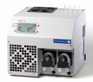 de calor PTFE/PVDF 1 conducto de gas (1x125Nl/h) 2 bombas de condensado 1 filtro de profundidad de