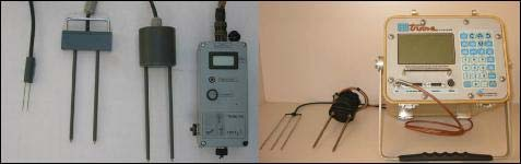 Un aparato TDR debe producir seies precisas de pulsos en altas frecuencias (0.02-3 GHz). Las altas frecuencias hacen al aparato menos dependiente de la textura y salinidad.