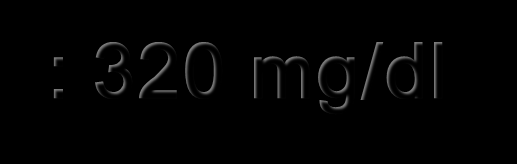 Laboratorios Gluc: 320 mg/dl Na: 155 K: 3,2 Cl: