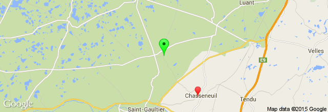 Calvaire Ruta desde Cimetière de Chasseneuil hasta Calvaire.