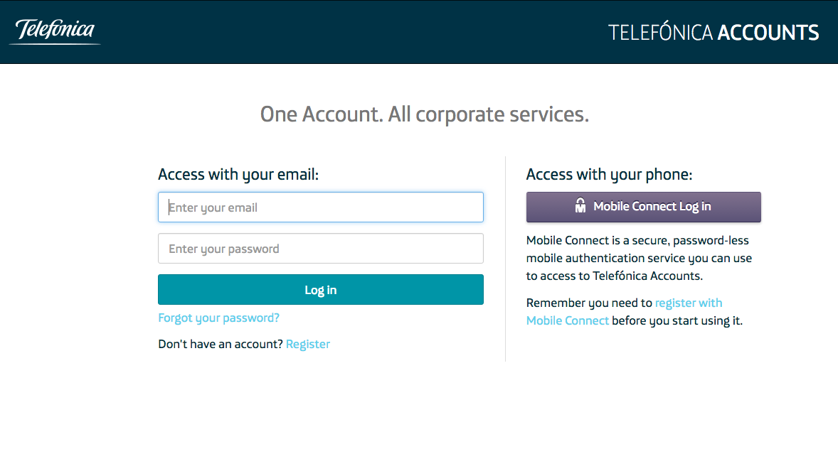 What is Telefónica Accounts?