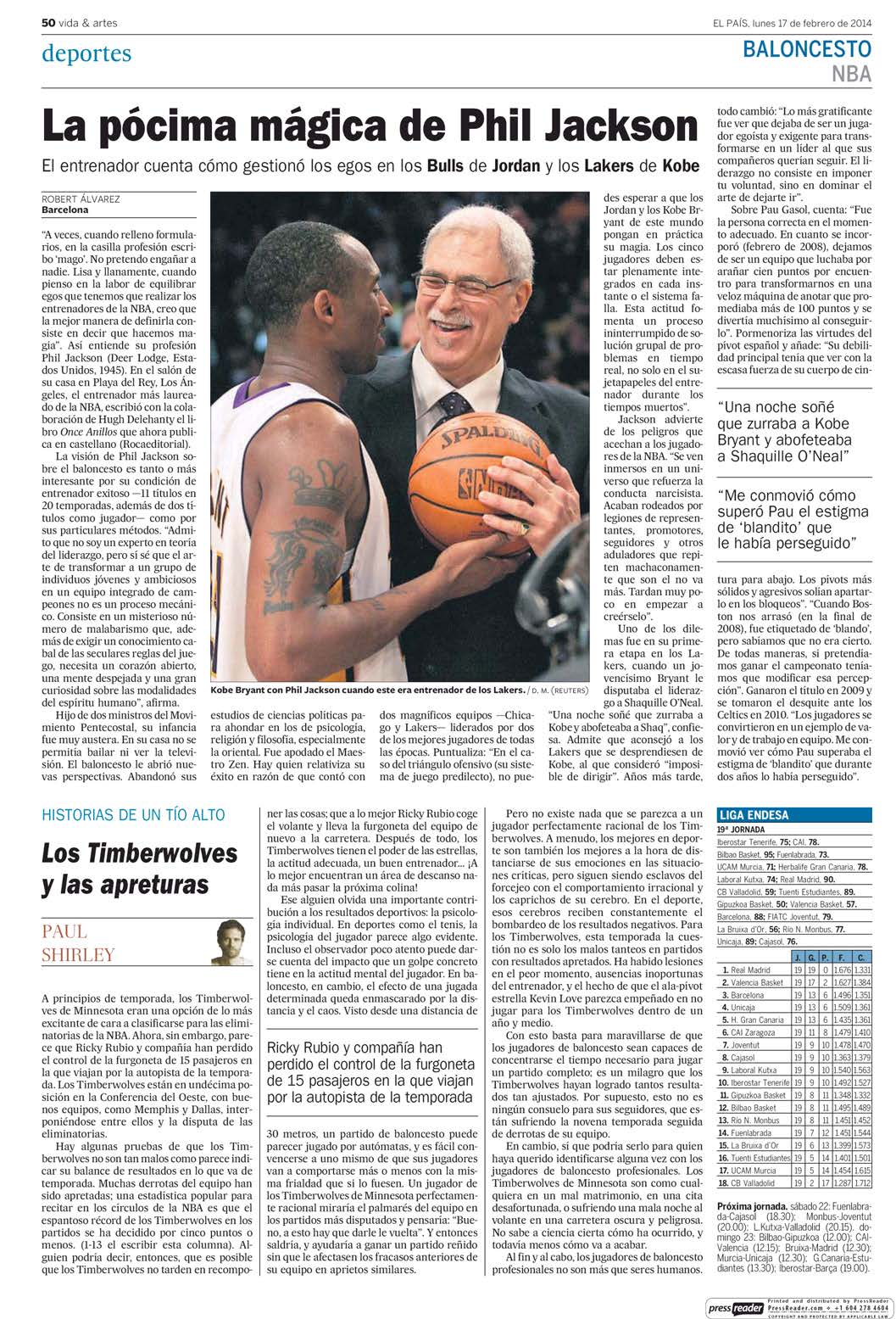 17/2/2014 Kiosko y Más - El País - 17 feb. 2014 - Page #50 http://lector.kioskoymas.