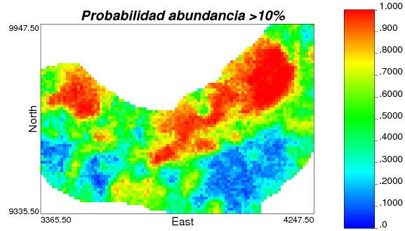 C.4.-Mapas de probabilidad Simulación utilizando Muestreador de