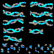 Detalle esquemático de un cromosoma- En una célula, los cromosomas se agrupan por pares; en la célula huevo (origen de todas las que tendrá en nuevo ser), cada par, posee un cromosoma de cada uno de