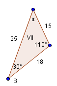 80º (Suma de ángulos interiores en un triángulo)