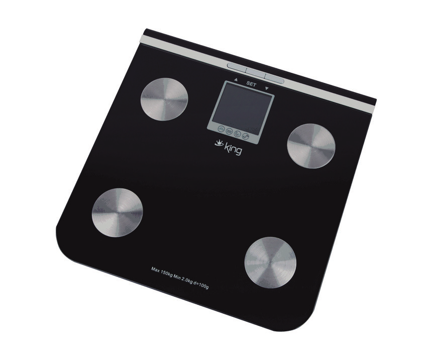 Indicador de batería baja Display LCD grande EB 828 Báscula digital de baño Peso corporal, la grasa, el músculo, y el